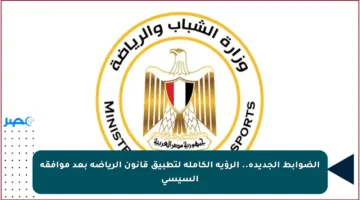 الضوابط الجديدة.. الرؤية الكاملة لتطبيق قانون الرياضة بعد موافقة السيسي